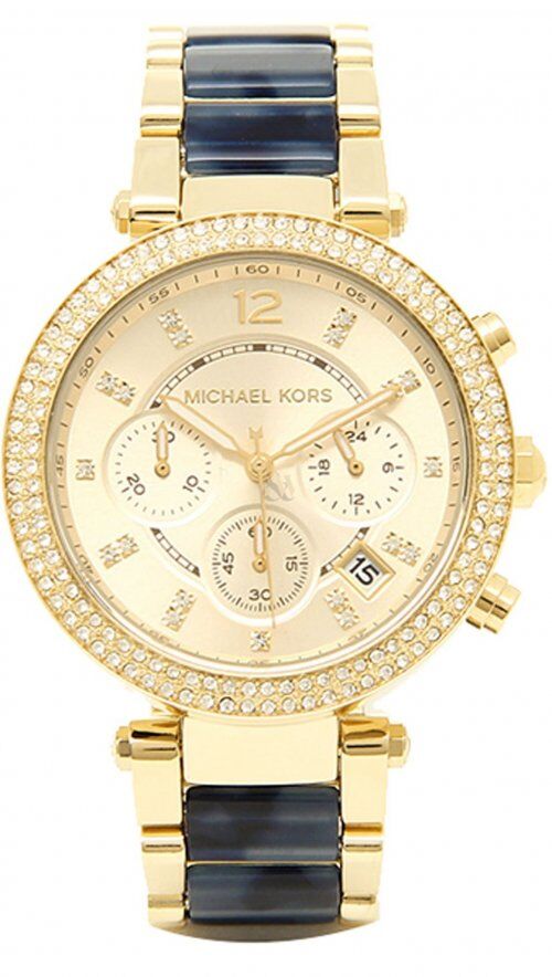 Michael Kors Parker Gold Dial Two Tone Steel Strap Watch for Women - MK6238 Buy Now By Michael Kors
