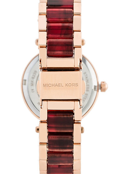 Michael Kors Parker Rose Gold Dial Two Tone Steel Strap Watch for Women - MK6239 Buy Now By Michael Kors