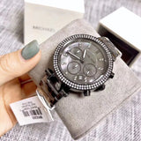 Michael Kors Parker Chronograph Grey Dial Grey Steel Strap Watch For Women - MK6265 Buy Now By Michael Kors