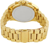 Michael Kors Bradshaw Chronograph White Dial Gold Steel Strap Watch For Women - MK6266 Buy Now By Michael Kors