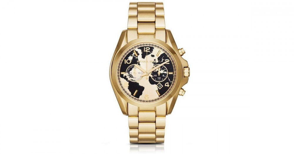 Michael Kors Bradshaw Stop Hunger Black Gold Dial Gold Steel Strap Watch for Women - MK6272 Buy Now By Michael Kors