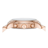 Michael Kors Cooper Rose Gold Rose Gold Steel Strap Watch for Women - MK6275 Buy Now By Michael Kors