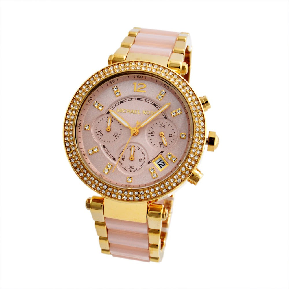 Michael Kors Parker Gold Dial Two Tone Steel Strap Watch for Women - MK6326 Buy Now By Michael Kors