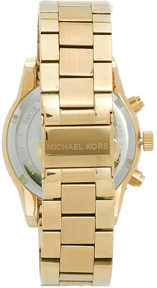 Michael Kors Ritz Gold Dial Gold Steel Strap Watch for Women - MK6356 Buy Now By Michael Kors