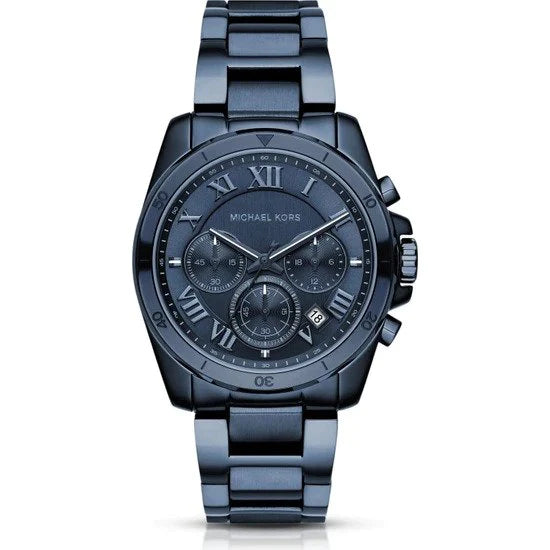 Michael Kors Brecken Chronograph Quartz Blue Dial Blue Steel Strap Watch For Men - MK6361 Buy Now By Michael Kors