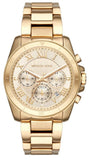 Michael Kors Brecken Chronograph Gold Dial Gold Steel Strap Watch For Women - MK6366 Buy Now By Michael Kors