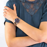 Michael Kors Bradshaw Chronograph Blue Dial Two Tone Steel Strap Watch For Women - MK6389 Buy Now By Michael Kors