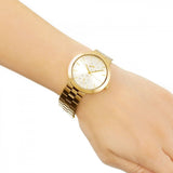 Michael Kors Garner Quartz Gold Dial Gold Steel Strap Watch For Women - MK6408 Buy Now By Michael Kors