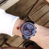 Michael Kors Parker Chronograph Blue Dial Blue Steel Strap Watch For Women - MK6418 Buy Now By Michael Kors