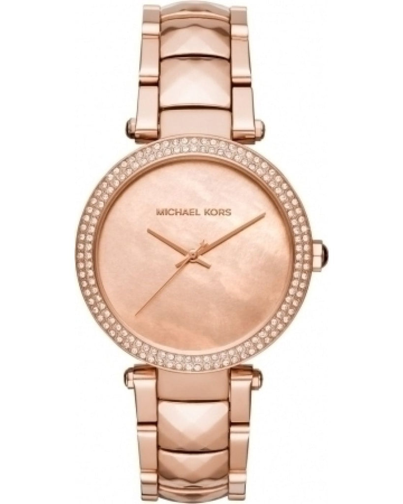 Michael Kors Parker Rose Gold Dial with Diamonds Rose Gold Steel Strap Watch for Women - MK6426 Buy Now By Michael Kors