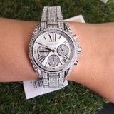 Michael Kors Mini Bradshaw Crystals Silver Dial Silver Steel Strap Watch For Women - MK6454 Buy Now By Michael Kors