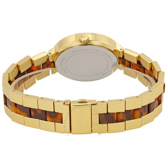 Michael Kors Garner Multifunction Gold Dial Two Tone Steel Strap Watch For Women - MK6471 Buy Now By Michael Kors