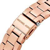 Michael Kors Ritz Chronograph Rose Gold Dial Rose Gold Steel Strap Watch For Women - MK6485 Buy Now By Michael Kors
