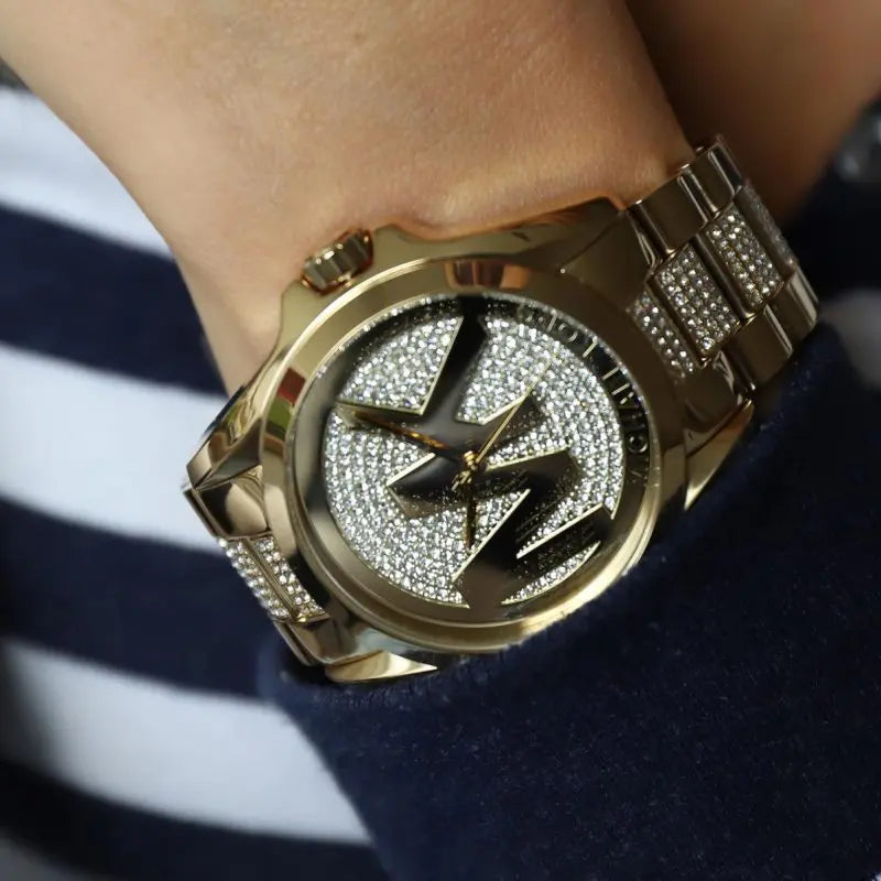 Michael Kors Bradshaw Gold Dial Gold Steel Strap Watch for Women - MK6487 Buy Now By Michael Kors