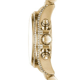 Michael Kors Mini Bradshaw Crystals Gold Dial Gold Steel Strap Watch For Women - MK6494 Buy Now By Michael Kors