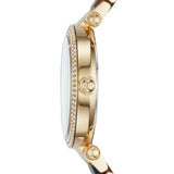 Michael Kors Parker Mother Of Pearl White Dial Two Tone Steel Strap Watch For Women - MK6518 Buy Now By Michael Kors