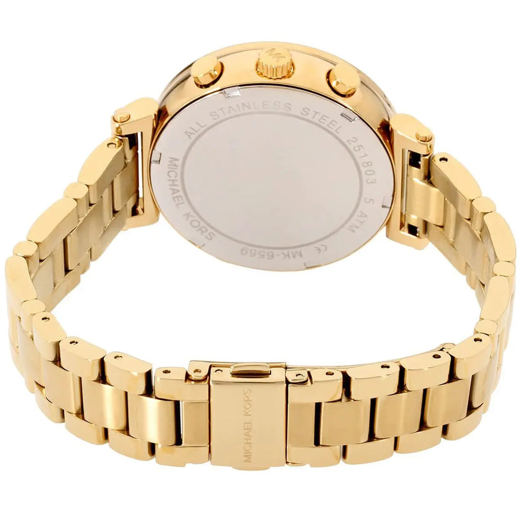 Michael Kors Sofie Chronograph Quartz Gold Dial Gold Steel Strap Watch For Women - MK6559 Buy Now By Michael Kors