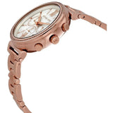Michael Kors Sofie Chronograph Mother of Pearl White Dial Rose Gold Steel Strap Watch For Women - MK6576 Buy Now By Michael Kors