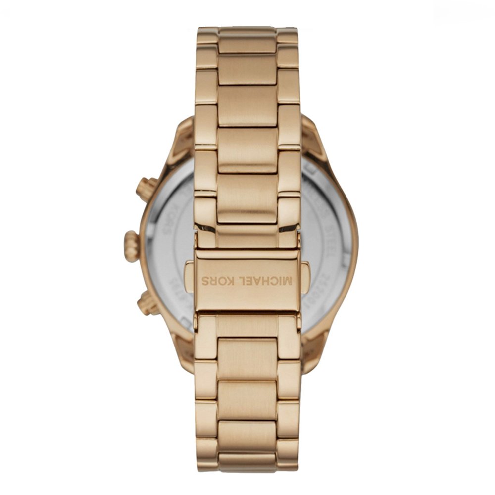 Michael Kors Ritz Chronograph Gold Dial Gold Steel Strap Watch For Women - MK6597 Buy Now By Michael Kors