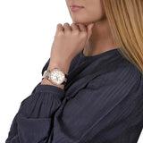 Michael Kors Ritz Chronograph Rose Gold Dial Rose Gold Steel Strap Watch For Women - MK6598 Buy Now By Michael Kors