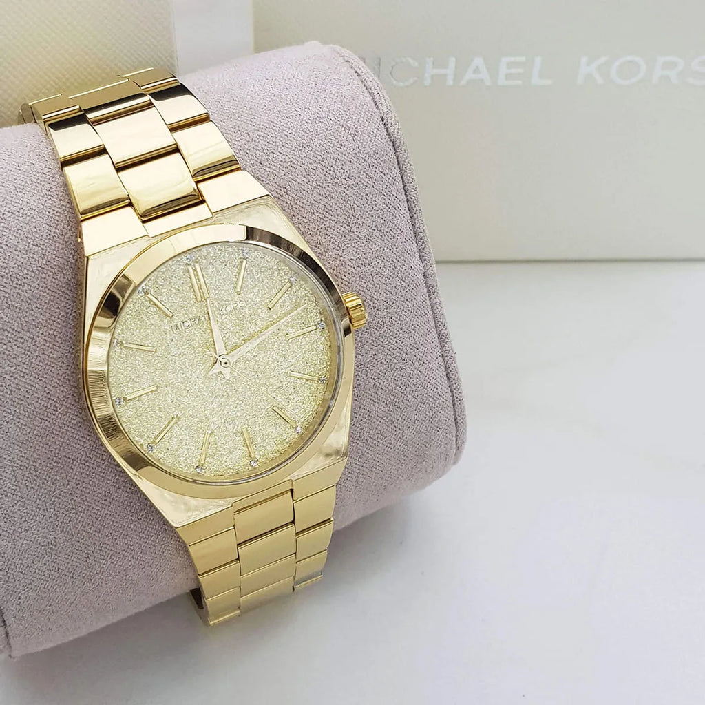 Michael Kors Channing Quartz Gold Dial Gold Steel Strap Watch For Women - MK6623 Buy Now By Michael Kors