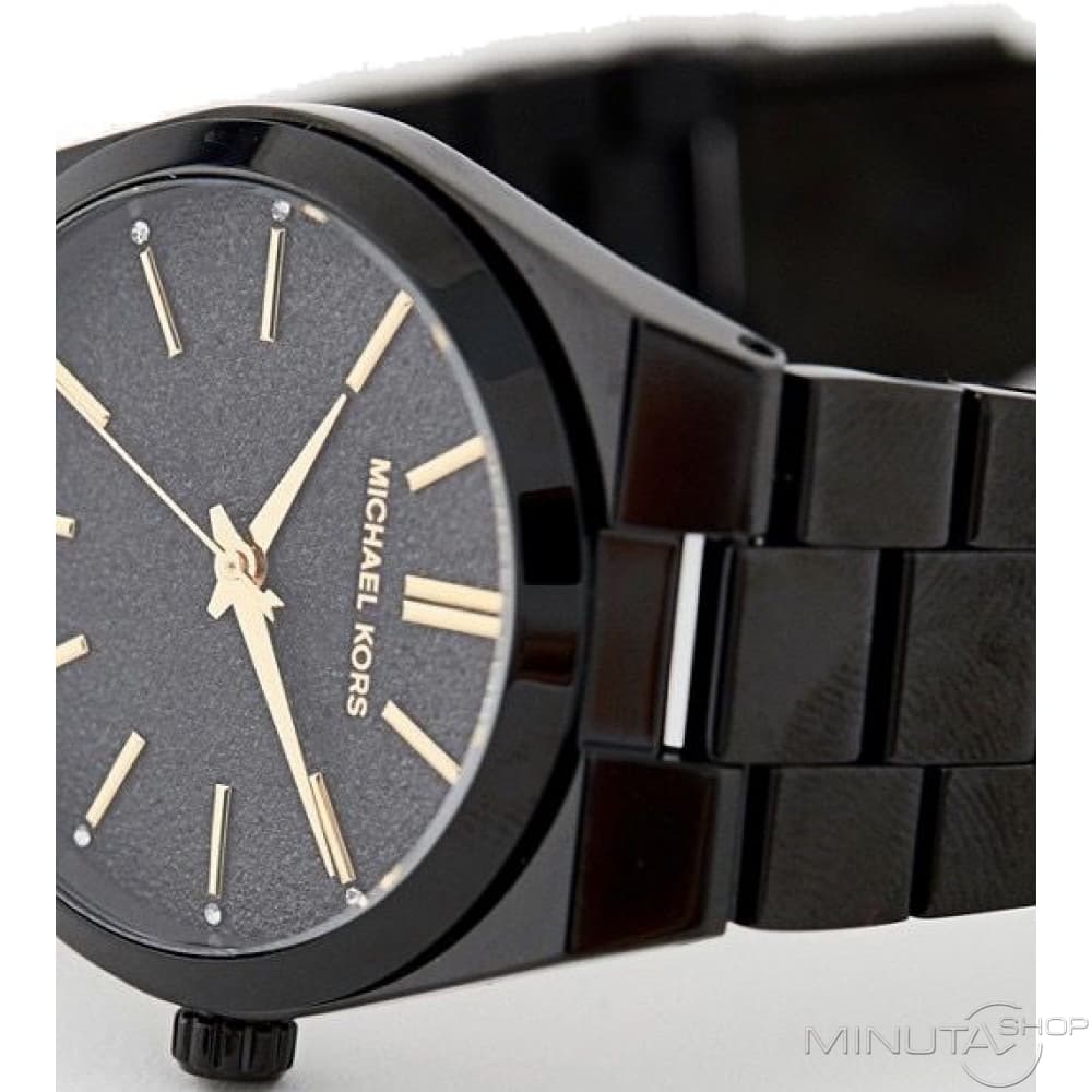 Michael Kors Channing Quartz Black Dial Black Steel Strap Watch For Women - MK6625 Buy Now By Michael Kors