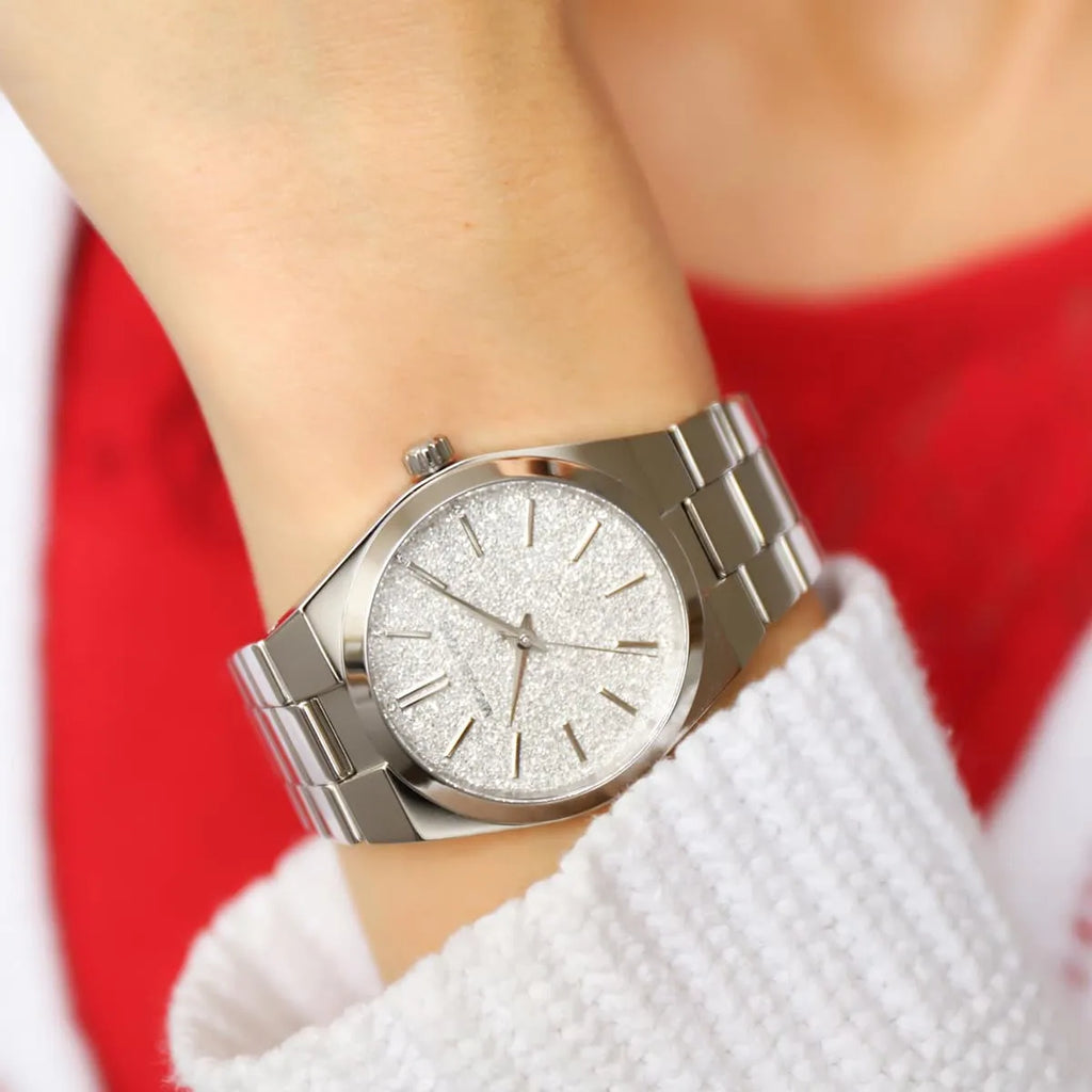 Michael Kors Channing Three Hand Silver Dial Silver Steel Strap Watch For Women - MK6626 Buy Now By Michael Kors