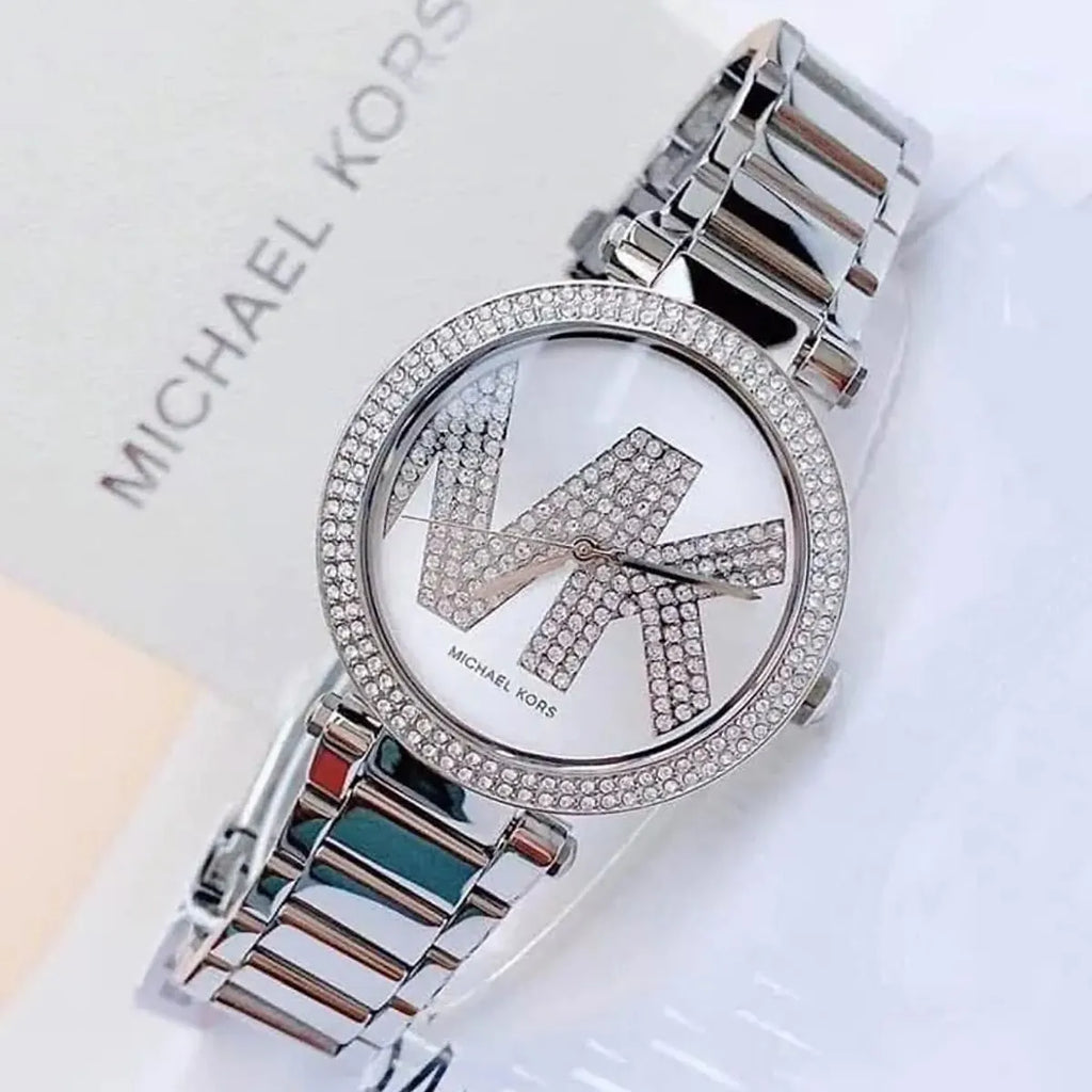 Michael Kors Parker Quartz Silver Dial Silver Steel Strap Watch For Women - MK6658 Buy Now By Michael Kors