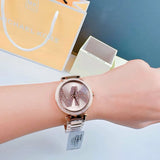 Michael Kors Parker Quartz Rose Gold Dial Rose Gold Steel Strap Watch For Women - MK6660 Buy Now By Michael Kors