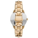 Michael Kors Petite Runway Mercer Blue Dial Gold Steel Strap Watch For Women - MK6673 Buy Now By Michael Kors