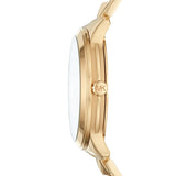 Michael Kors Runway Mercer Crystals Gold Dial Gold Steel Strap Watch For Women - MK6714 Buy Now By Michael Kors
