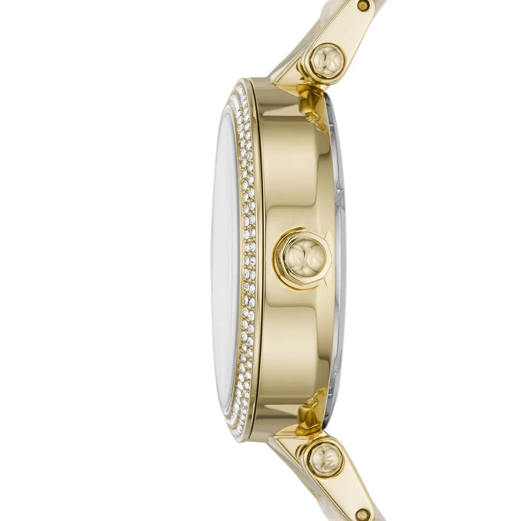 Michael Kors Parker Analog Gold Dial Gold Steel Strap Watch For Women - MK6833 Buy Now By Michael Kors