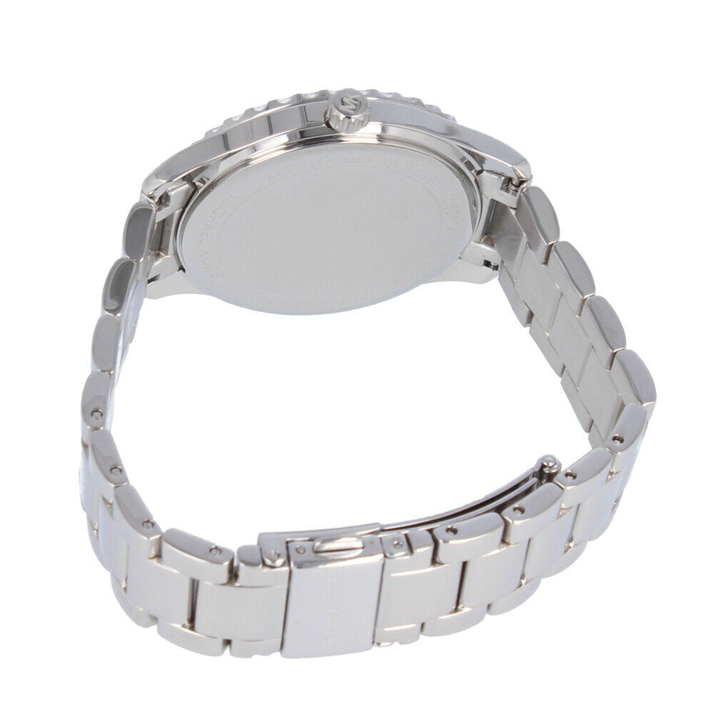 Michael Kors Layton Chronograph Mother of Pearl Blue Dial Silver Steel Strap Watch For Women - MK6847 Buy Now By Michael Kors