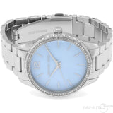 Michael Kors Layton Chronograph Mother of Pearl Blue Dial Silver Steel Strap Watch For Women - MK6847 Buy Now By Michael Kors