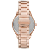 Michael Kors Layton Three Hand Pink Dial Rose Gold Steel Strap Watch For Women - MK6848 Buy Now By Michael Kors