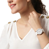 Michael Kors Runway Quartz White Dial White Rubber Strap Watch For Women - MK6853 Buy Now By Michael Kors