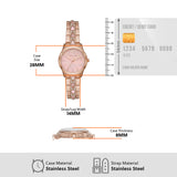 Michael Kors Runway Mother of Pearl Dial Rose Gold Steel Strap Watch For Women - MK6856 Buy Now By Michael Kors