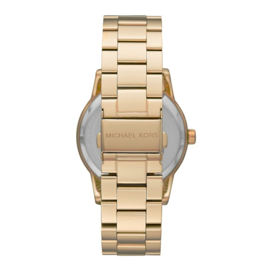 Michael Kors Ritz Pave Crystals Gold Dial Gold Steel Strap Watch for Women - MK6862 Buy Now By Michael Kors