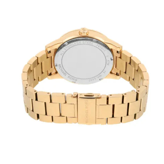 Michael Kors Ritz Pave Crystals Gold Dial Gold Steel Strap Watch for Women - MK6862 Buy Now By Michael Kors