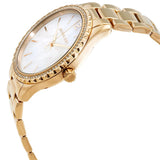 Michael Kors Layton Three Hand Mother of Pearl White Dial Gold Steel Strap Watch For Women - MK6870 Buy Now By Michael Kors