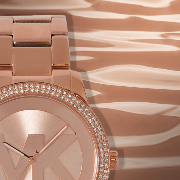 Michael Kors Tibby Quartz Rose Gold Dial Rose Gold Steel Strap Watch For Women - MK6880 Buy Now By Michael Kors