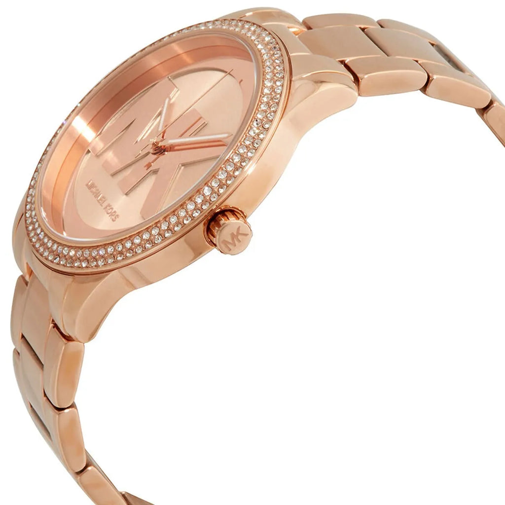 Michael Kors Tibby Quartz Rose Gold Dial Rose Gold Steel Strap Watch For Women - MK6880 Buy Now By Michael Kors