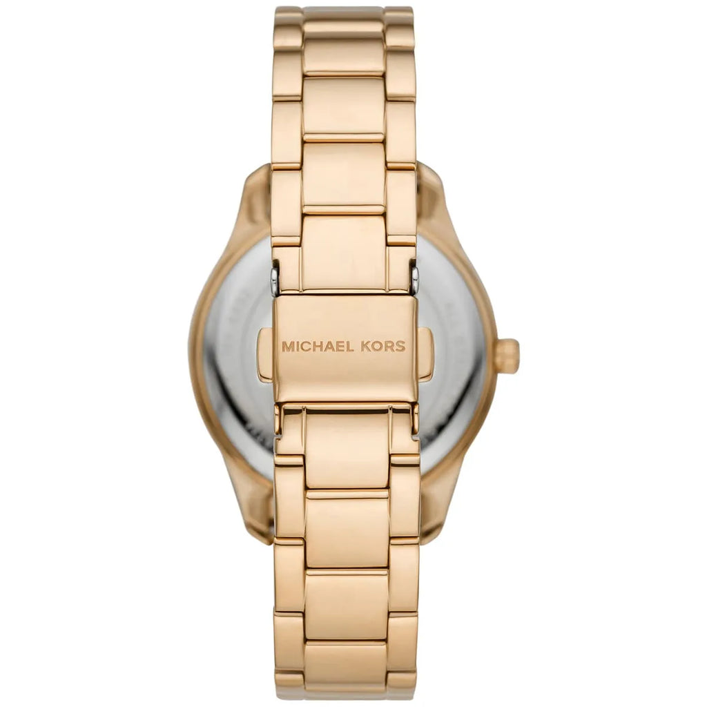 Michael Kors Layton Quartz Black Dial Gold Steel Strap Watch For Women - MK6892 Buy Now By Michael Kors