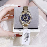 Michael Kors Layton Quartz Black Dial Gold Steel Strap Watch For Women - MK6892 Buy Now By Michael Kors