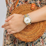 Michael Kors Layton Quartz Silver Dial Two Tone Steel Strap Watch For Women - MK6899 Buy Now By Michael Kors