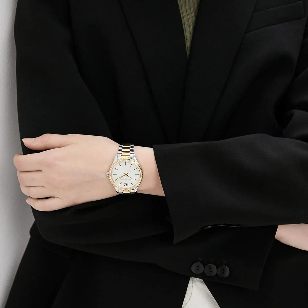 Michael Kors Layton Quartz Silver Dial Two Tone Steel Strap Watch For Women - MK6899 Buy Now By Michael Kors