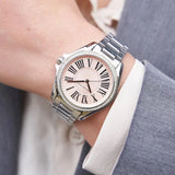 Michael Kors Kacie Three Hand Pink Dial Silver Steel Strap Watch for Women - MK6929 Buy Now By Michael Kors