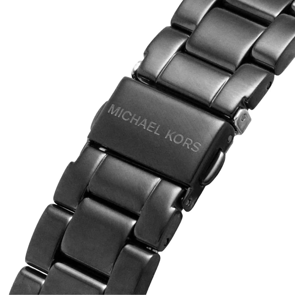 Michael Kors Everest Chronograph Black Dial Grey Steel Strap Watch For Women - MK6974 Buy Now By Michael Kors