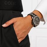 Michael Kors Everest Chronograph Black Dial Grey Steel Strap Watch For Women - MK6974 Buy Now By Michael Kors