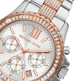 Michael Kors Everest Chronograph Silver Dial Two Tone Steel Strap Watch For Women - MK6975 Buy Now By Michael Kors